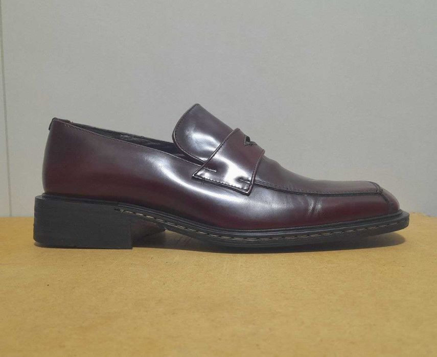 MO.S burgundy loafers / 43 / Made in Italy / Итальянские туфли лоферы