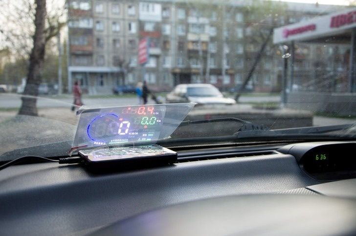 Яркая проекция с датчиком температуры