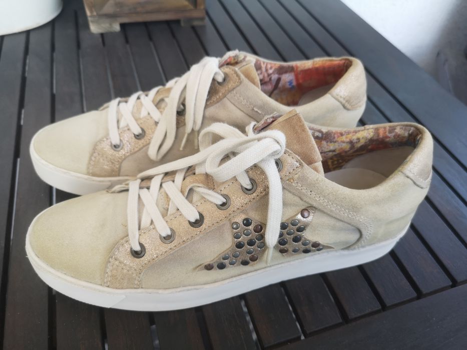 Mjus кецове естествен велур, номер 41