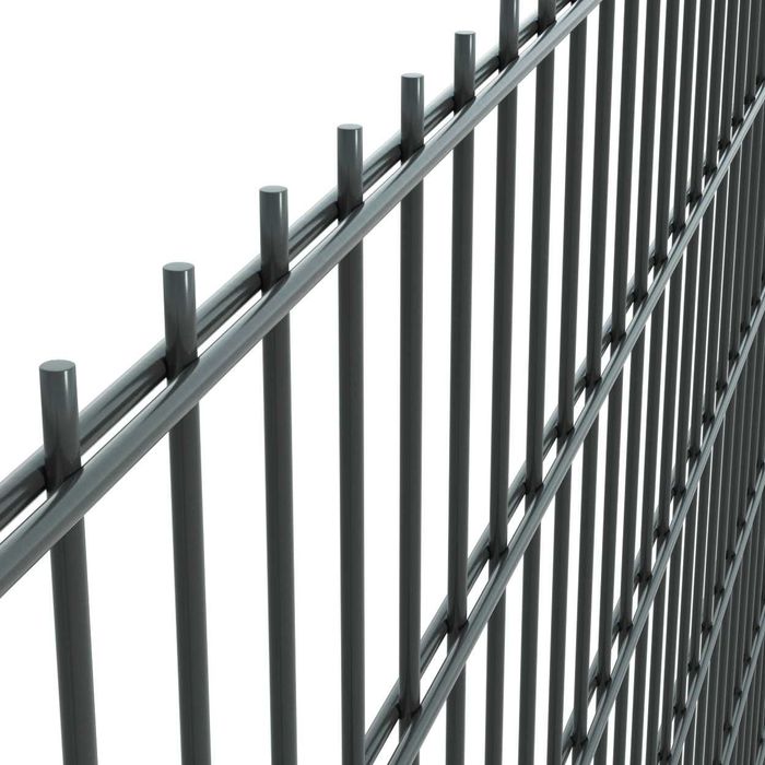 Panou dublu fir / pllasa 2D / Duos / gard dublu fir / 2000x2500 gri