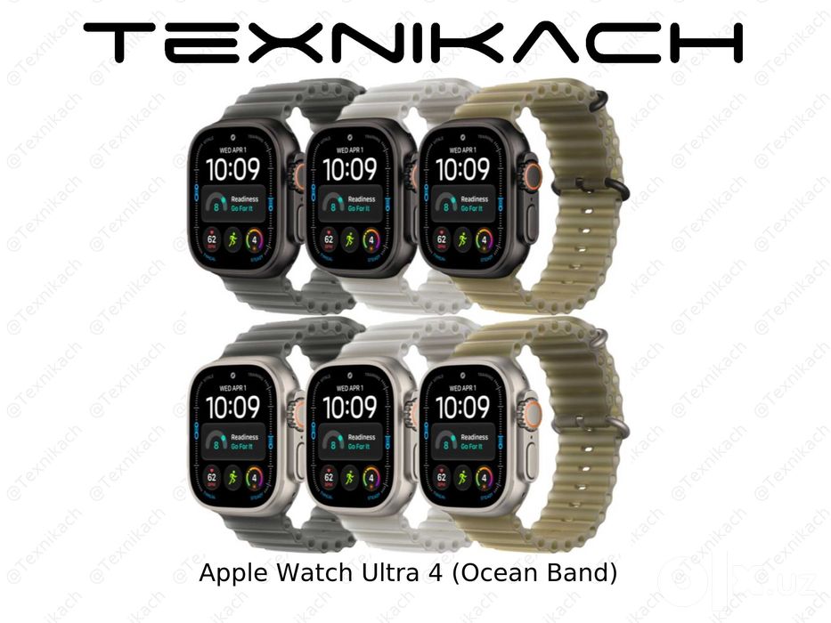 Apple Watch Ultra 4 Black (Ocean Band) • Доставка