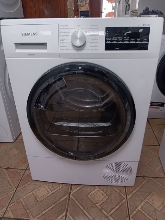 Уникална сушилня с термопомпа Сименс Siemens IQ 500 A+++ 8кг 2 години