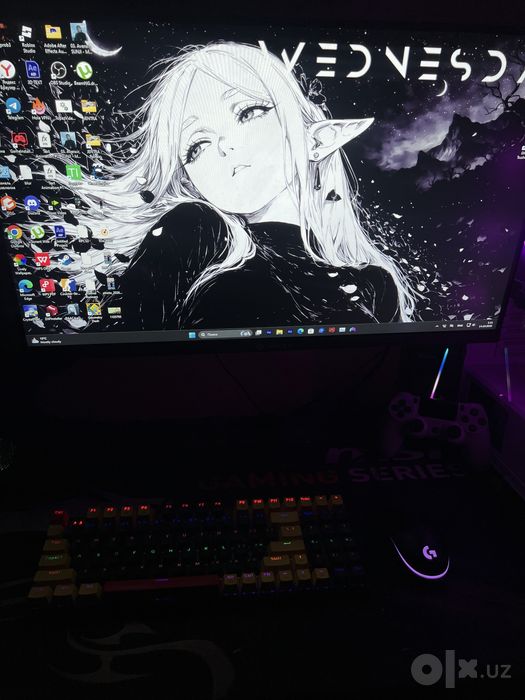 Gaming PC i5-12400F RX 580 8GB + Monitor 100Hz