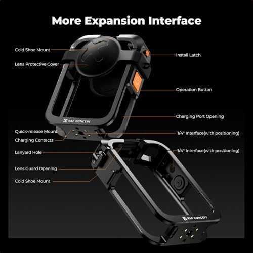 Нова Клетка за камера DJI Osmo 360 с магнитен монтаж и 1/4'' резба