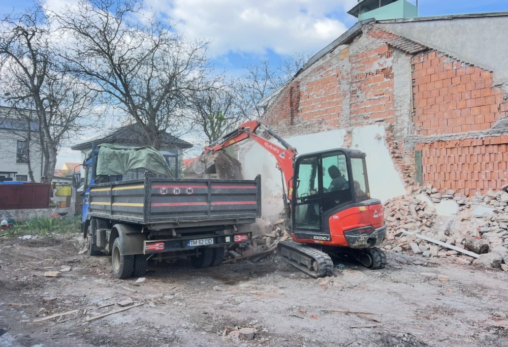Demolari Profesionale| Cu Camioane Si Utilaje Specializate!