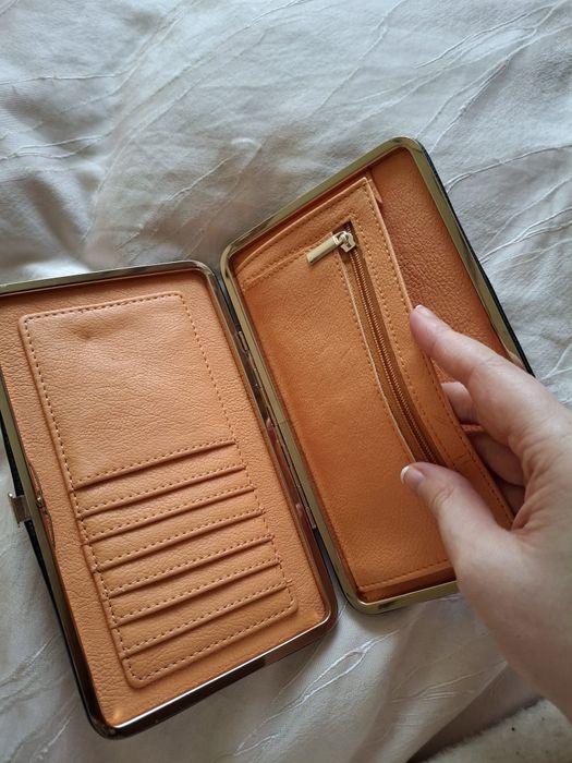 Geanta plic neagra Zara