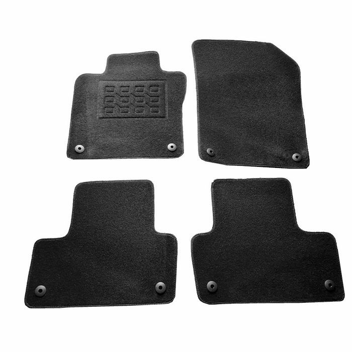 Covorase mocheta Volvo XC60 2017-prezent, Negre, set de 4 Buc
