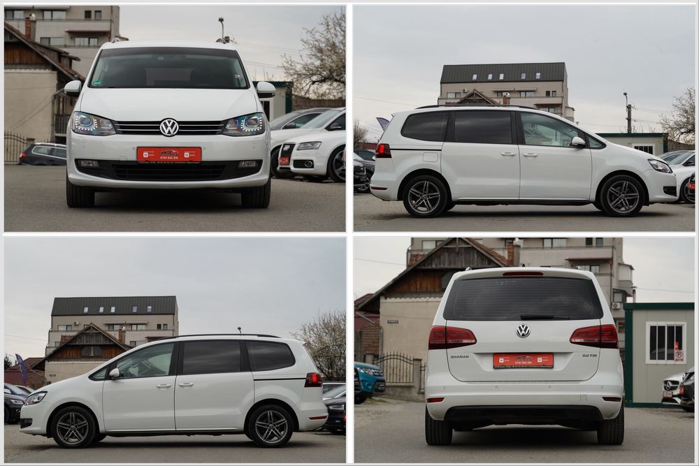 Vw Sharan Highline 7Locuri 2016 2.0Diesel 150cp Euro 6 / Garantie 2 Ani motor cutie  / Rate Doar cu Buletinul / Revizie ulei filtre gratuit