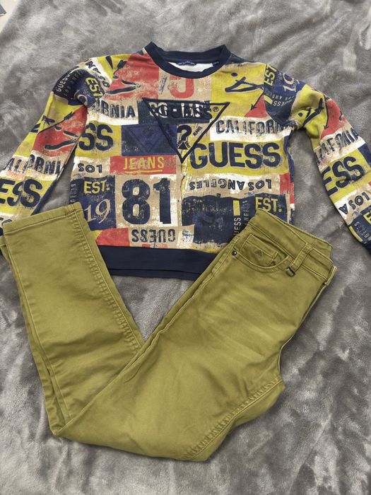 Блузка GUESS и дънки MAYORAL