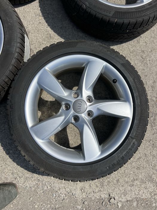 Джанти 17 “ за AUDI със зимни гуми Continental  DOT20. 7 мм грайфер