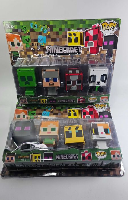 Minecraft Flip 2в1 големи фигурки - нов модел комплекти с Майнкрафт