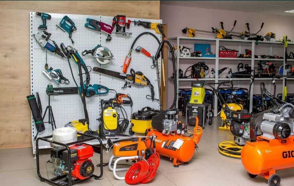 Аренда Инструментов Перфоратор Компрессор Генератор Миксер Пушка