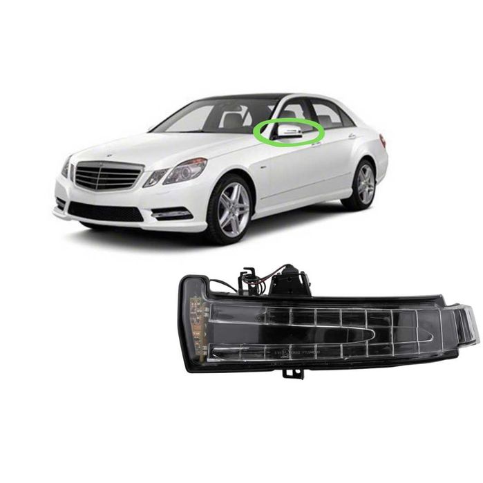 Ляв мигач в огледалото за MERCEDES A B C CLA CLS E W212 GLA GLK S W221