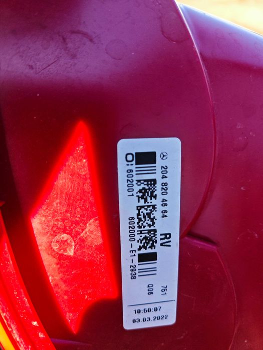 LED Стопове стоп Mercedes W204 Комби Facelift ЛЕД Мерцедес C