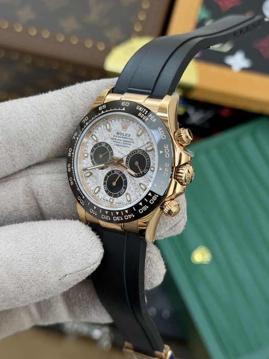 Rolex Daytona Oysterflex Everose Meteoritte Dial