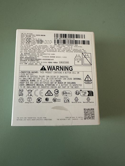 True wireless слушалки Nothing CMF BUDS 2A BY NOTHING