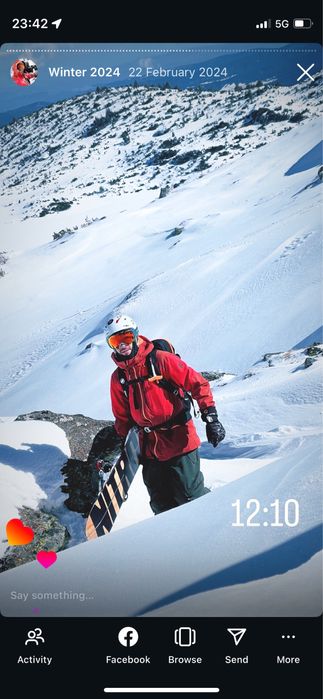 Сплитборд Nitro 161cm., автомати Karakoram и колани Kohla + сгъв. щеки