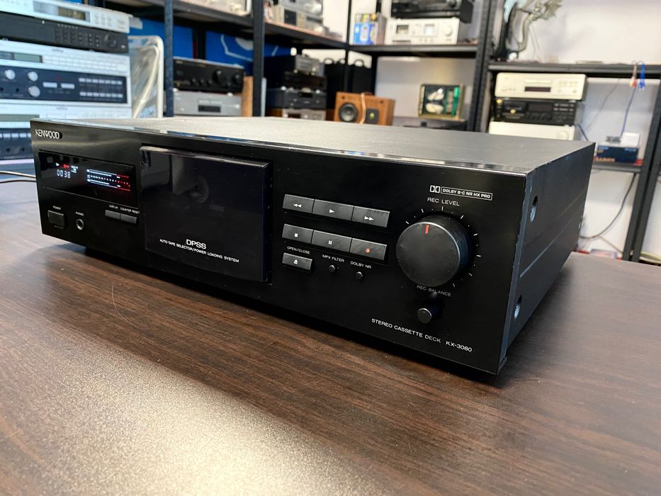 Тримоторен касетен дек Kenwood