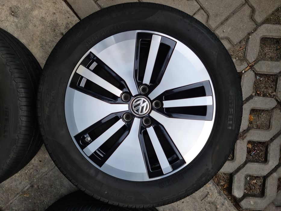 Jante bicolore Vw Passaat GTE/Touran/Caddy/Golf/Tiguan,17",Skoda,Audi
