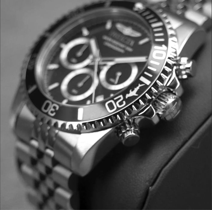 Американские часы Invicta Pro Diver Chronograph, кварцевый механизм