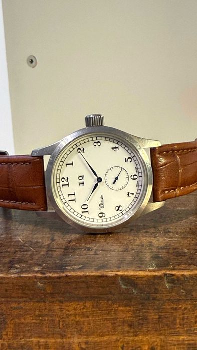 Ceas Classic calendar aviator quartz 42mm Swiss made militar