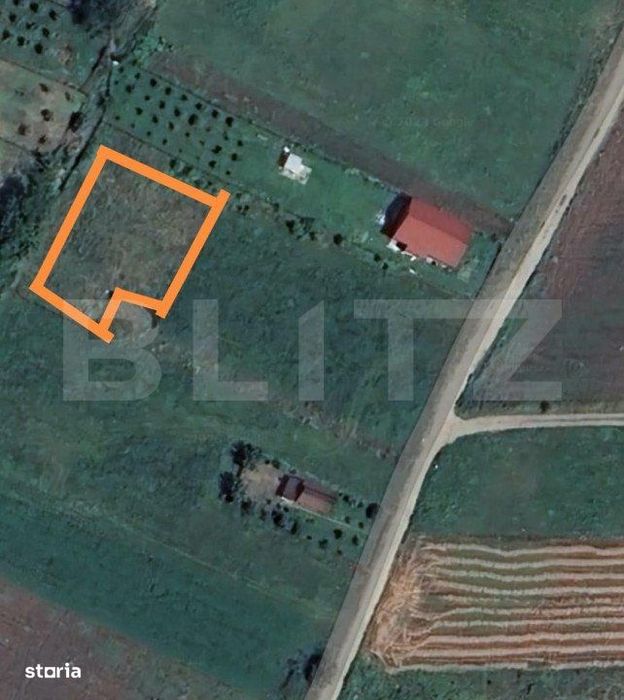 Teren intravilan 1616 mp curent apa gaz Zona Partos