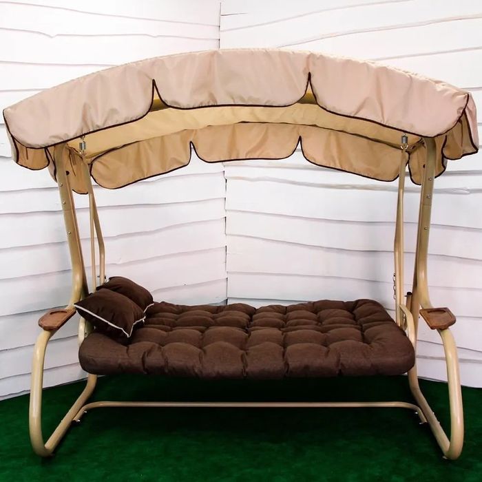 Садовые качели с москитной сеткой