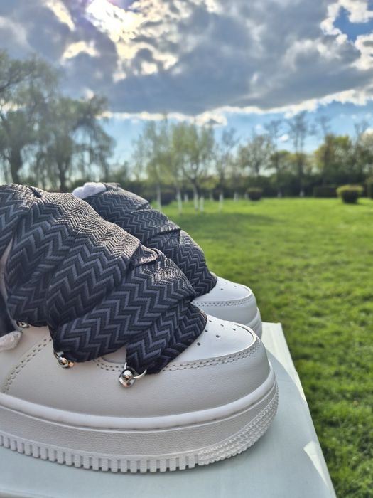 Nike air force 1 rope Black Lanvin