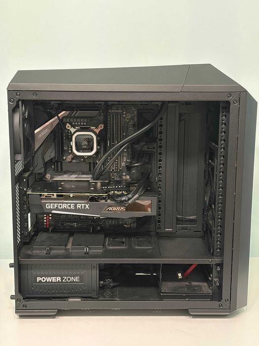 Геймърски Компютър i7 9700K + RTX 3070 AORUS | 32GB RAM | 1TB NVMe | AIO | Гаранция 6М