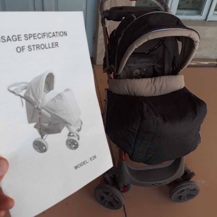 АБСОЛЮТНО НОВАЯ Детская Коляска. С утеп. комплектом. Цена договорная.