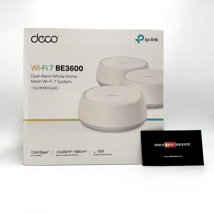 Sistem Wireless Mesh Gigabit TP-LINK Deco BE3600
