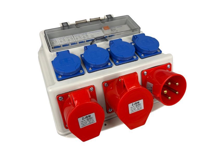 Преносима кутия за дистрибуция и защита 3х400v 4х230v ip44 gebo tools