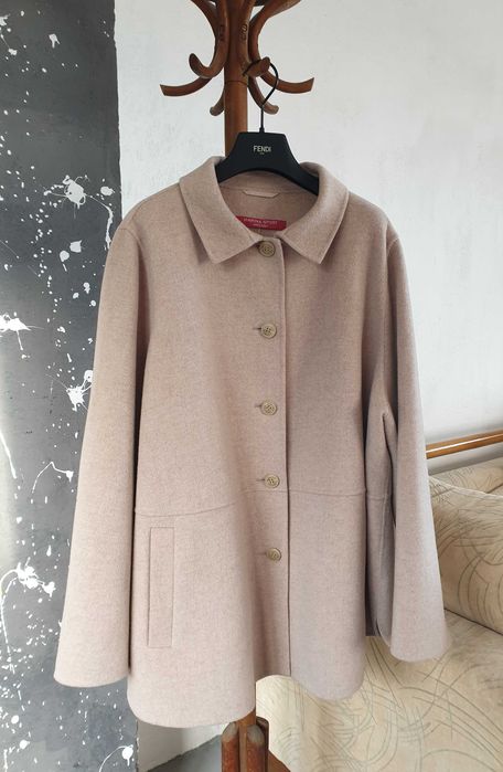 Pinko Diane Furstenberg Marina Rinaldi палто вълна кожа XS S M L XL