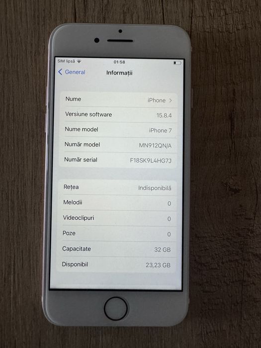 Iphone 7 32gb baterie noua