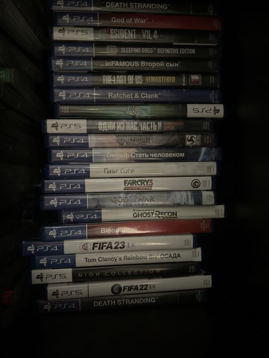 Обмен дисков на Sony Playstation 4,5
