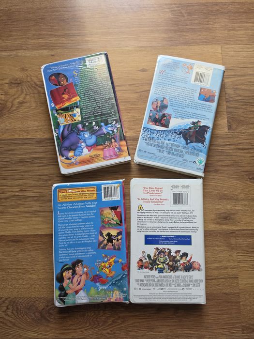 Lot casete video VHS Disney USA