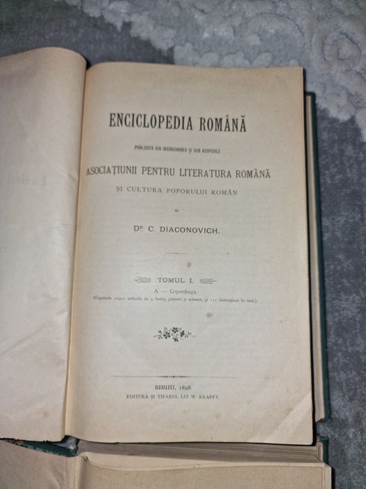 Cărți vechi an 1898