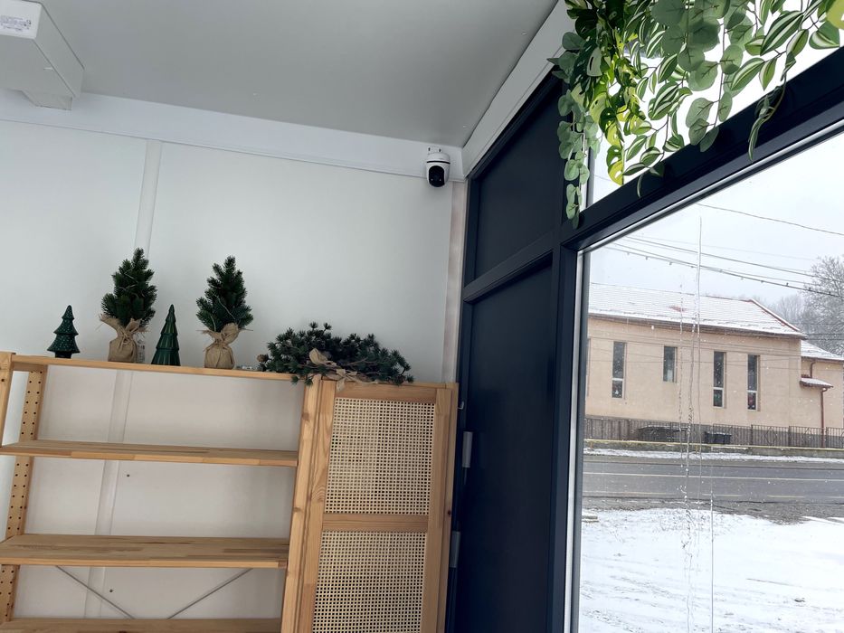 Container comercial 6m Cluj – A/C, marchiză, echipat