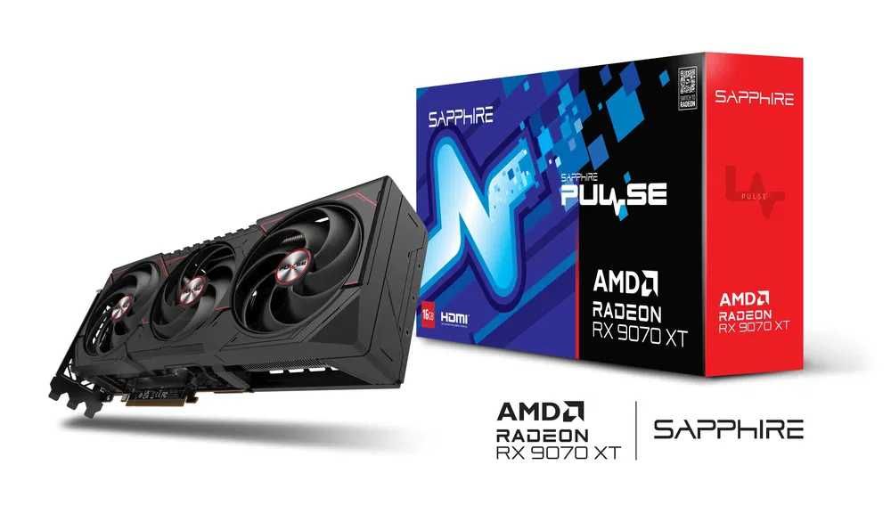 Видеокарта Sapphire AMD Radeon RX 9070 XT PULSE GAMING