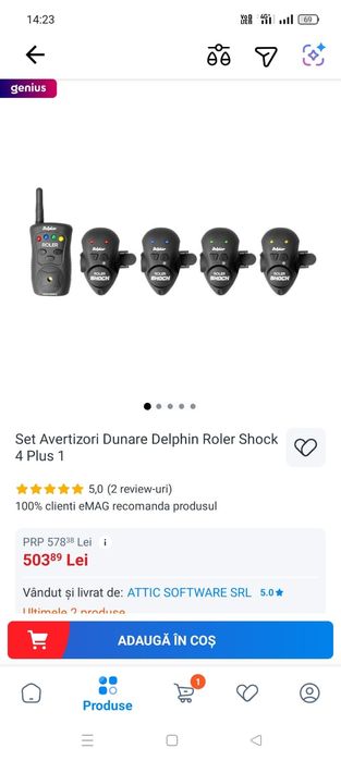 Senzori/avertizori electronici pescuit.