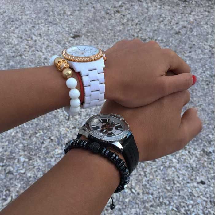 Мъжка Гривна от Естествени Камъни!