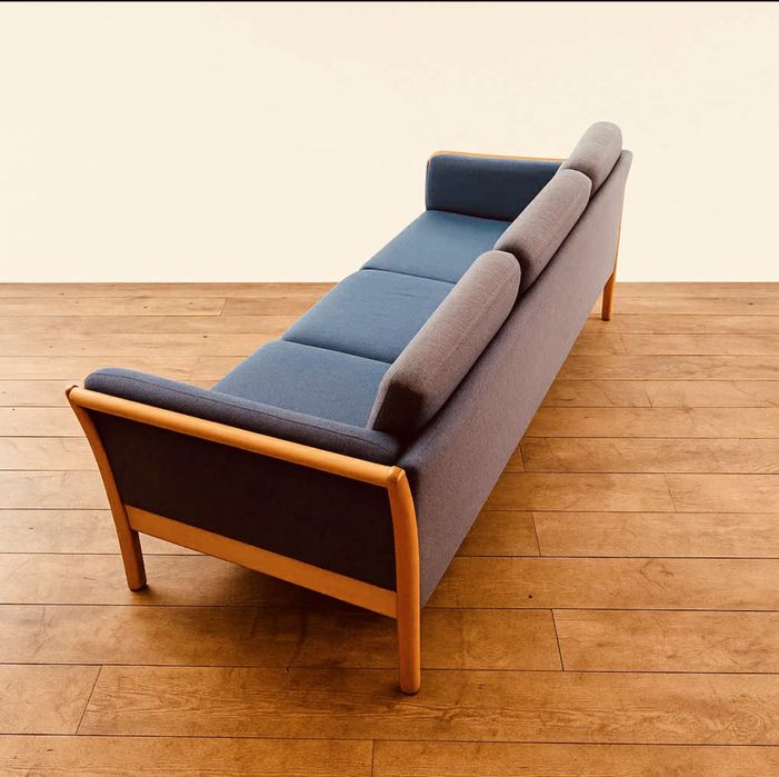 Винтидж 3-местен диван – скандинавски / mid-century стил