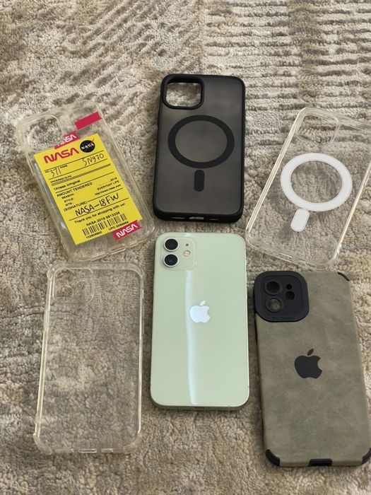 Iphone 12 мятно зеленом цвете