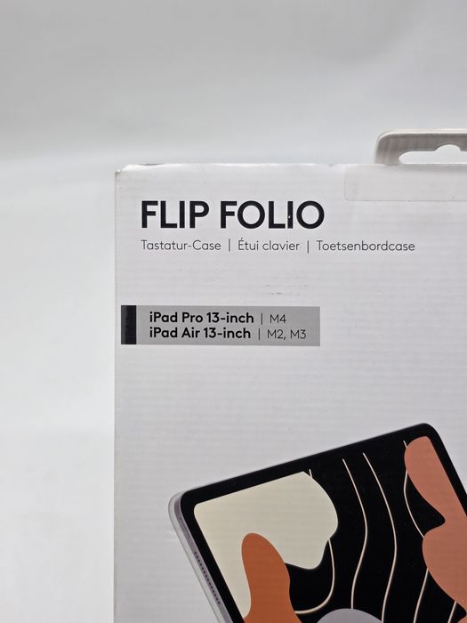 Husa cu tastatura Logitech Flip Folio pentru iPad Pro & Air 13", Grafi