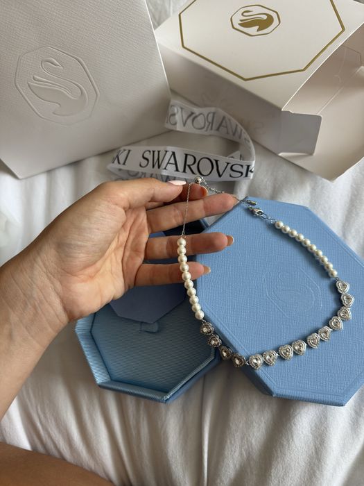 Колие с перли Ariana Grande x Swarovski