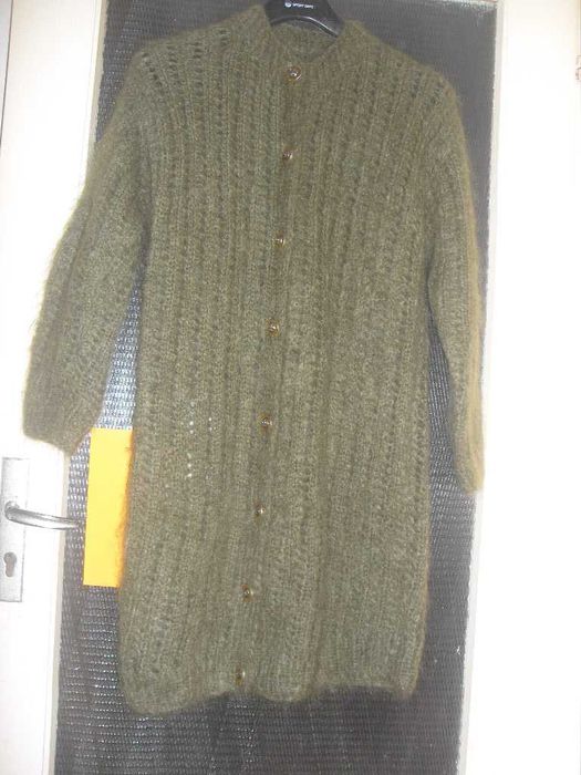 Плетено манто от мохер