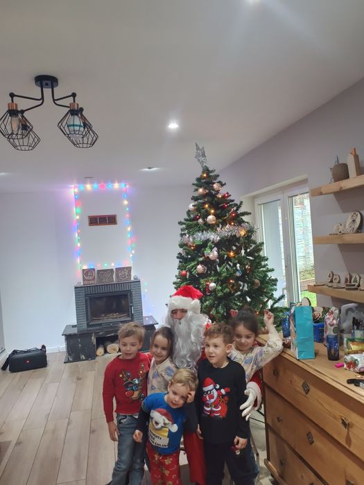 Moș Crăciun în Jud. Brasov