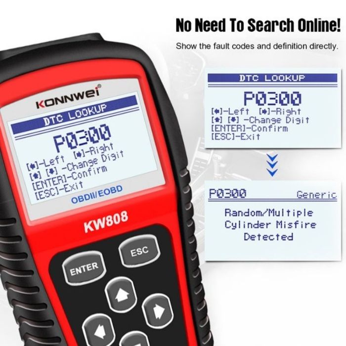 Aparat de diagnoza Tester auto profesional KONNWEI KW808