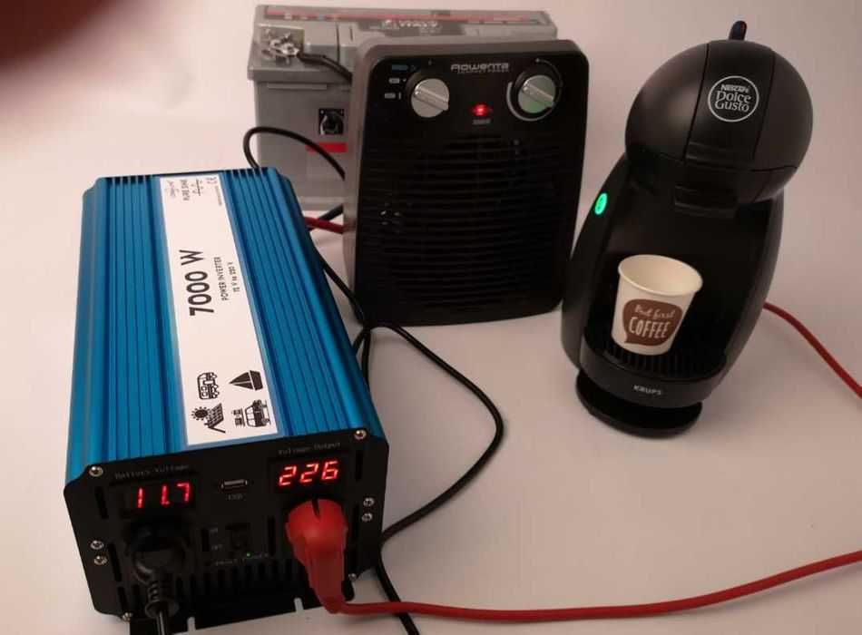 Invertor auto curent continuu, putere 2600W/4000W,IMPORTATOR,LongLife