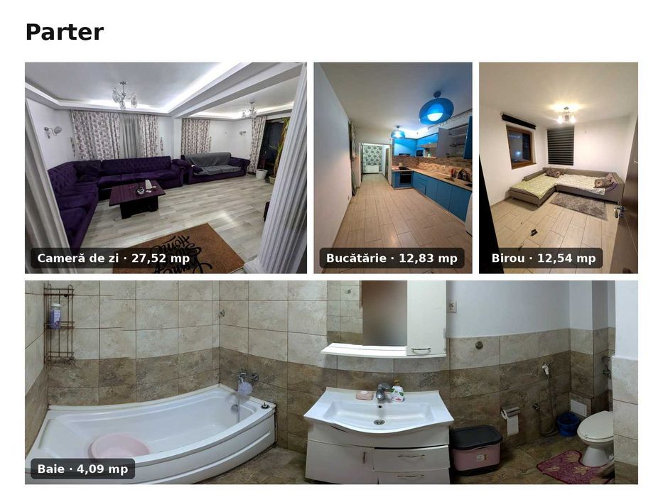 (PROPRIETAR) Vila P+1+M 7 camere 4 băi curte parcare - familie / firmă / cazare angajați